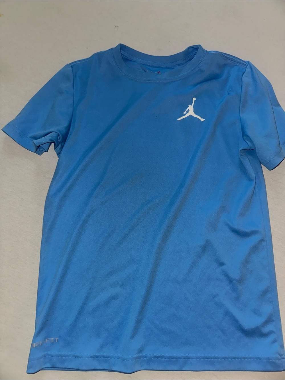 Kids Size L Jordan Blue Performance Jumpman Tee